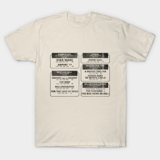 1977 Movie Showtimes (faded) T-Shirt